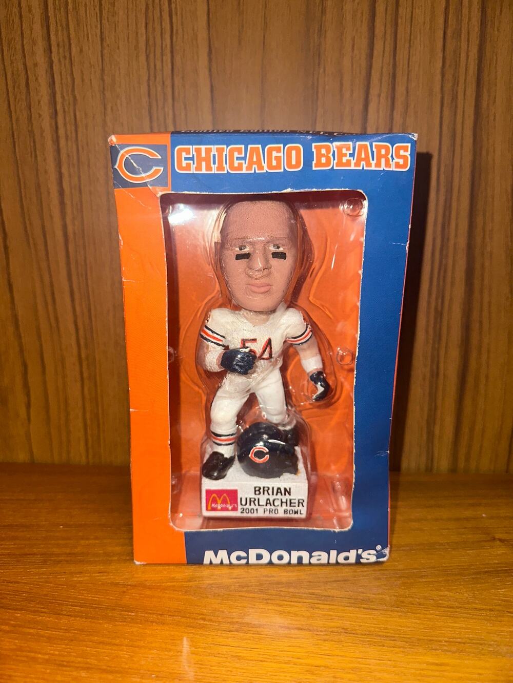 McDonald’s Chicago Bears Brian Urlacher 2001 Pro Bowl Bobblehead
